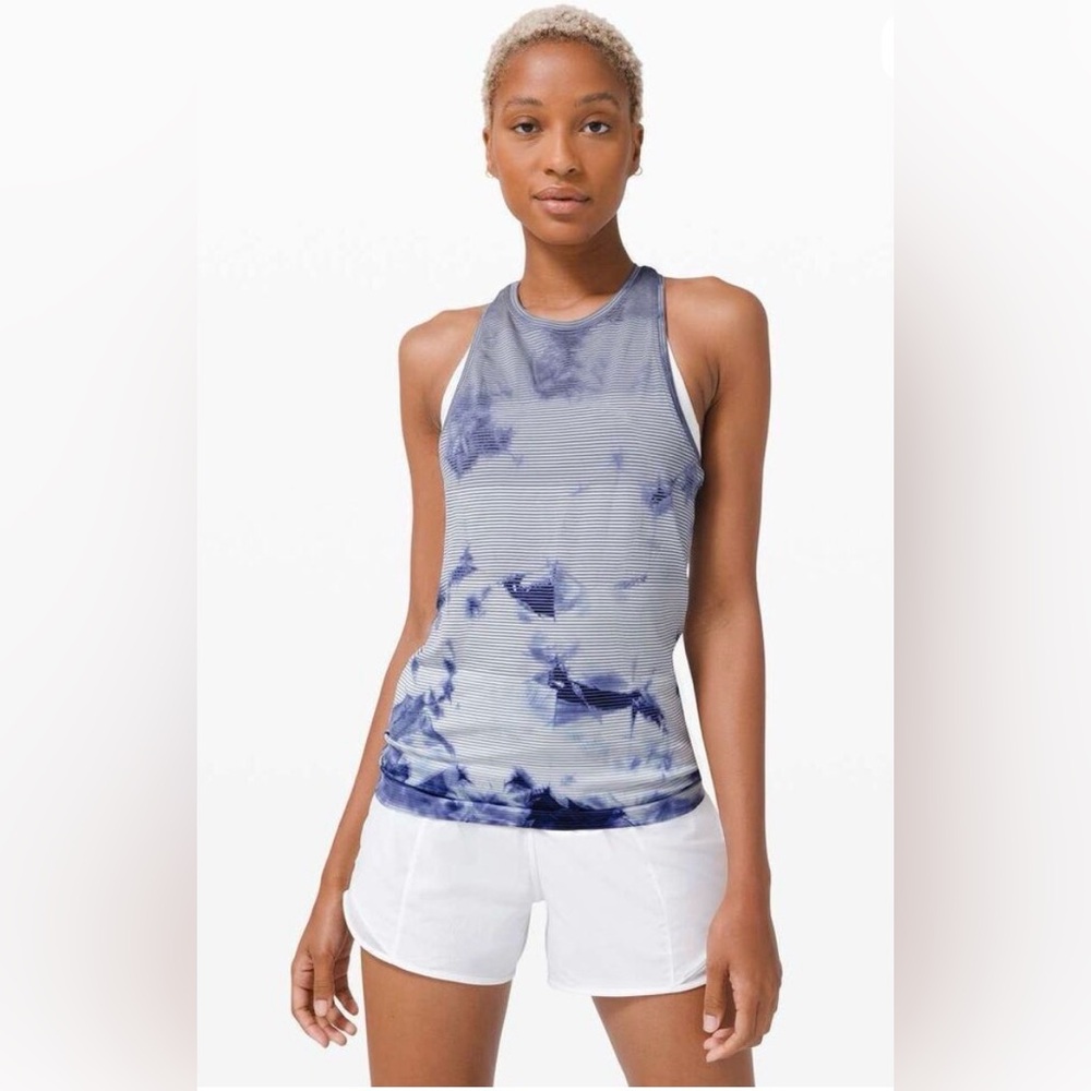Blue Tie-Dye Women's Top